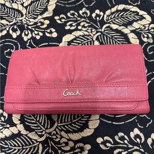 Coach pink wallet